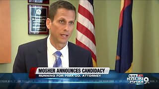 Prosecutor Jonathan Mosher announces candidacy for Pima County Attorney