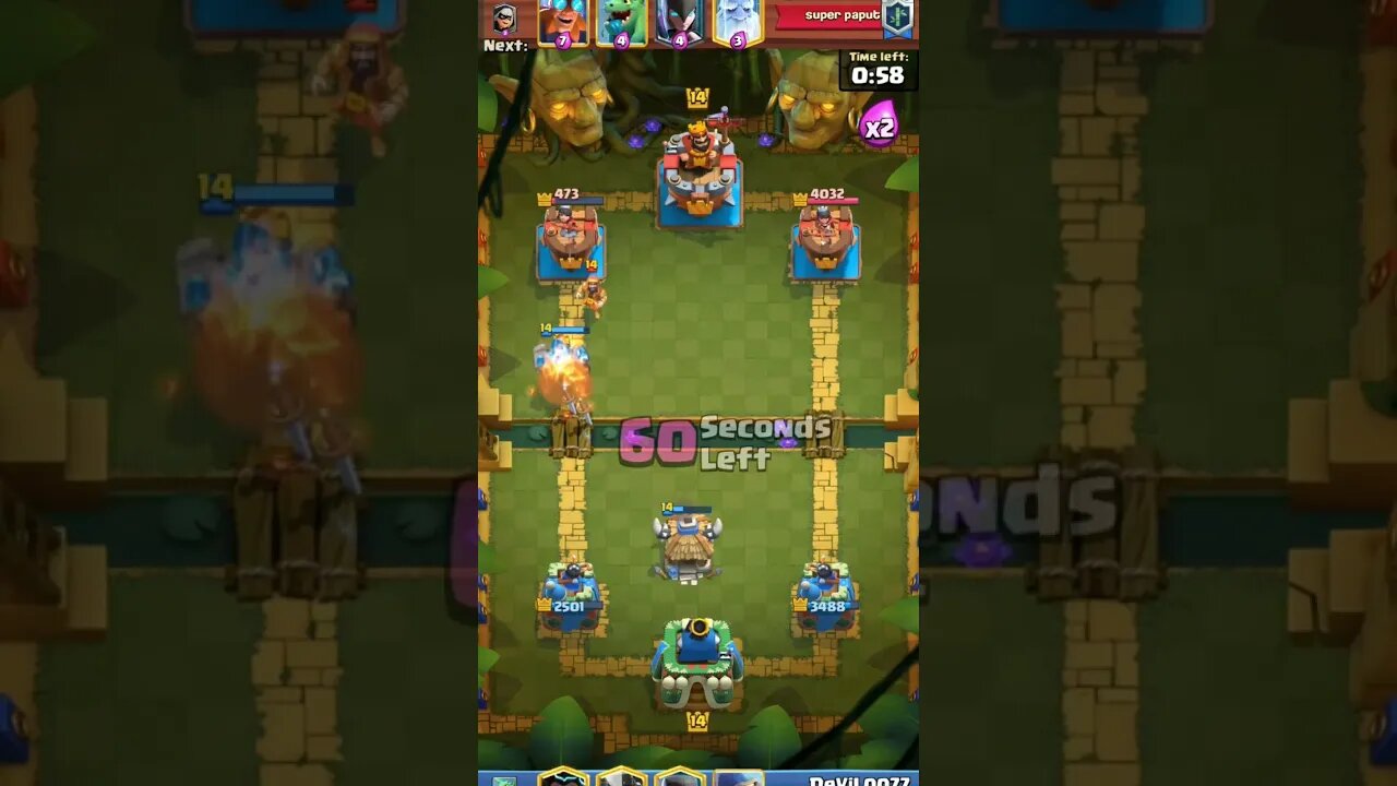 Check out this epic Clash Royale match I just played! 🎮🔥 #ClashRoyale #Gaming #Shorts