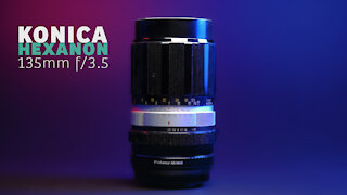 Konica Hexanon 135mm f/3.5 - $30 Vintage Lens | Filmmaking Today