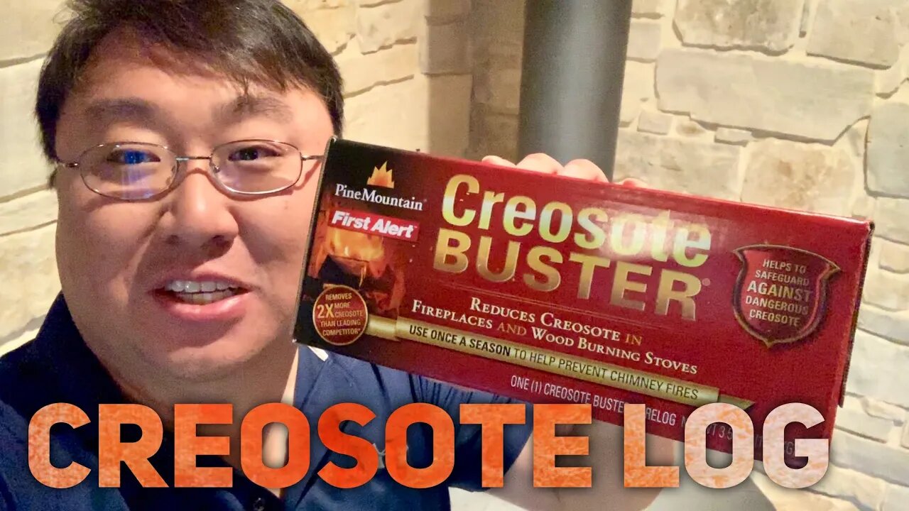 Clean Fireplace Chimney Creosote with the Pine Mountain Creosote Buster Safety Firelog Review