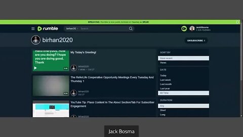 Let's Support Birhan2020 A Rumble User From Ethiopia