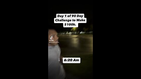 Waking up to go get it. 🏃‍♂️ #90daychallenge