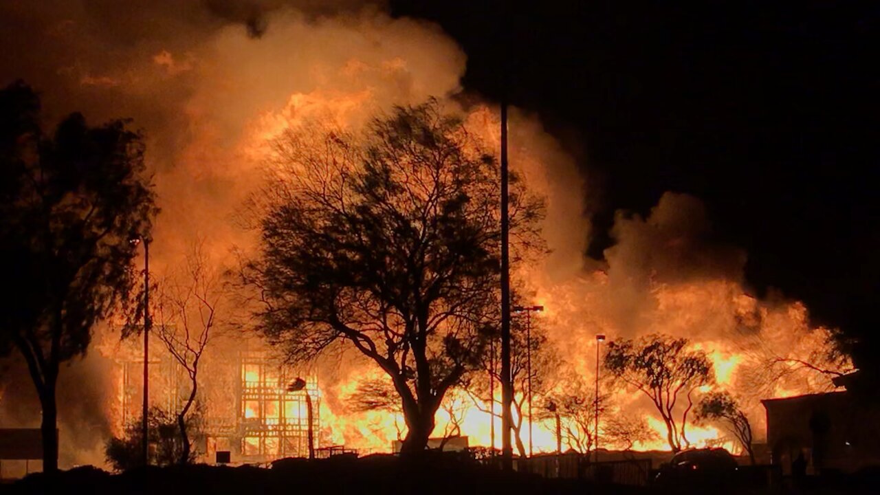 Las Vegas Fire on Ft. Apache 01/19/2021