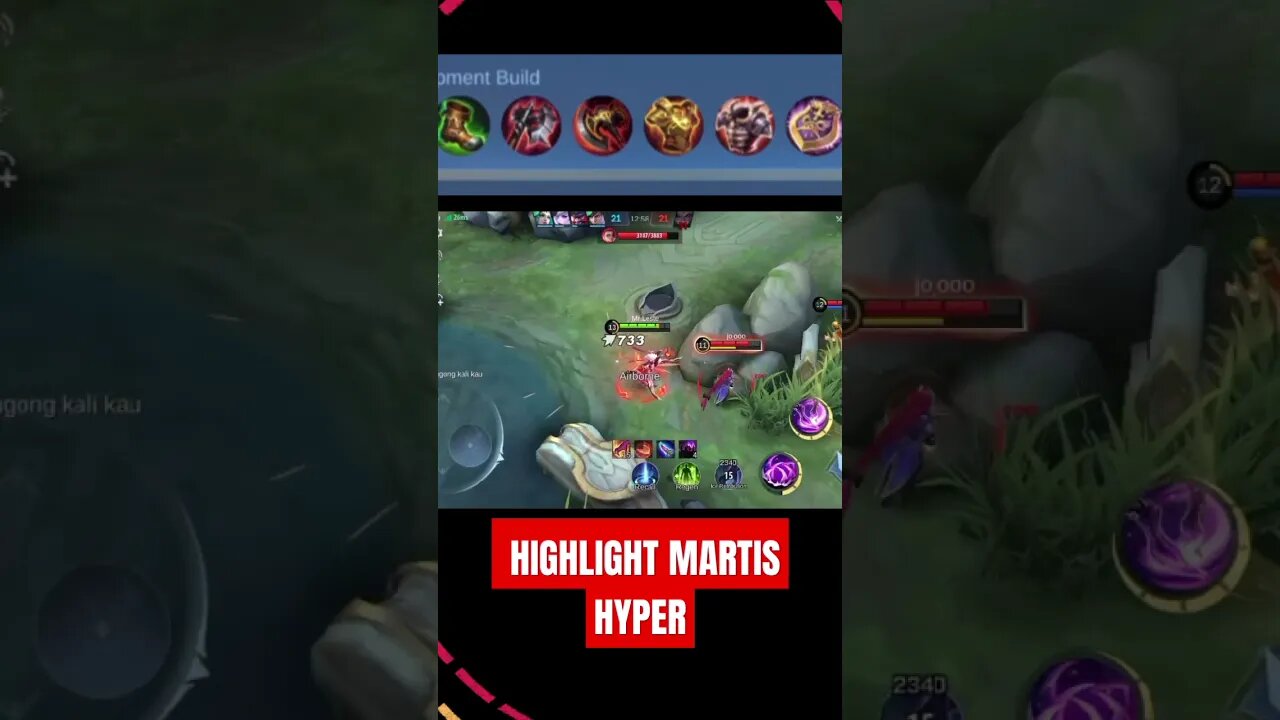 HIGHLIGHT MARTIS HYPER #mobilelegend #mpl #mplid #mlbb