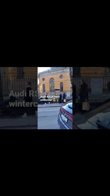 😎Perfect wintercar Audi RSQ8 with skibox. Filmed with RayBan Wayfarer Stories 😎