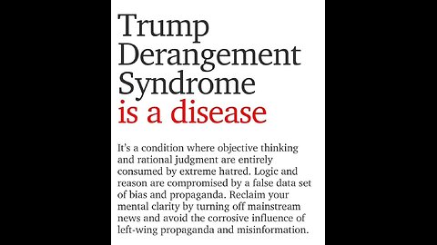 TRUMP DERANGEMENT SYNDROME - BelloHeart is Back! Please Like and Follow