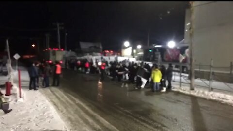 Grève Olymel Vallée-Jonction 2019