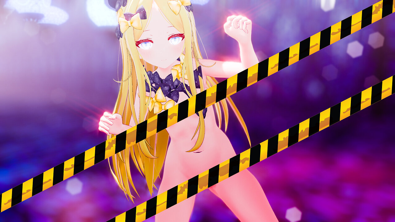 【MMD R18 Fate/Grand Order/4K】《Abigail Williams (アビゲイル・ウィリアムズ)》~《"Dance!" [ Persona 4] 平田志穂子 》