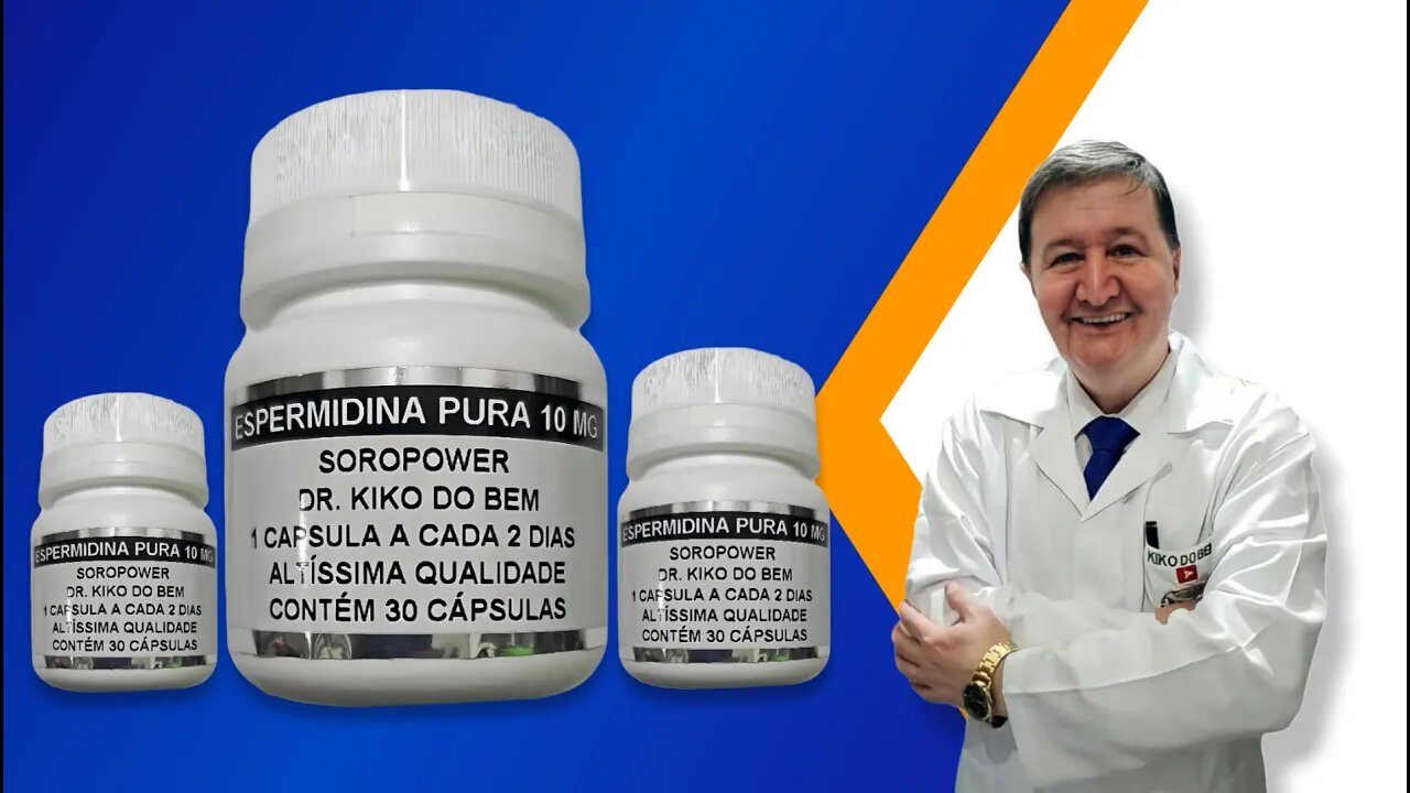 Espermidina Viva 20 anos a mais É o melhor antienvelhecimento que existe no mundo ZAP 15 99644-8181