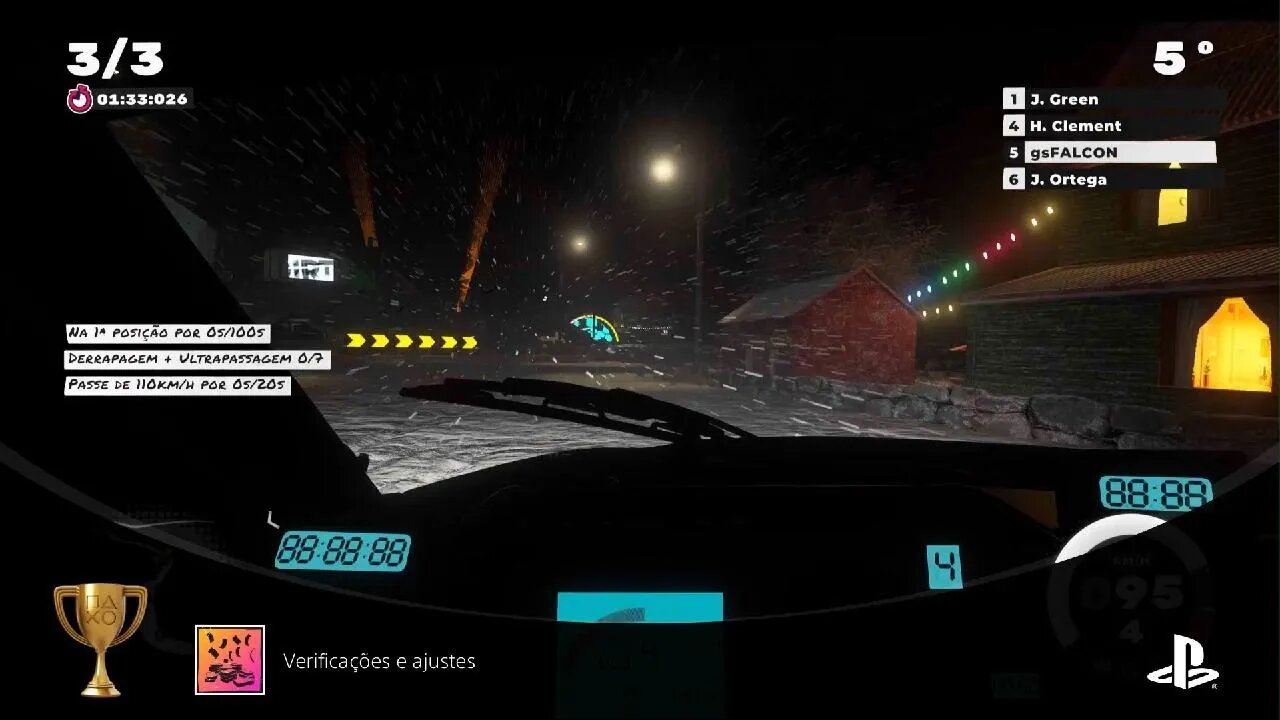 Verificações e ajustes - Ganhe um total de $1.000.000 - DIRT5 - PS5 - G29