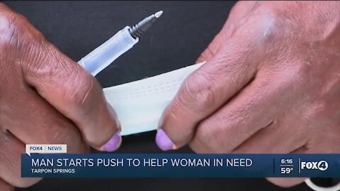 Man starts a push to help a woman in need