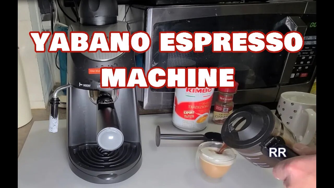 Yabano 3 5Bar Espresso -Cappuccino Machine, Milk Frother