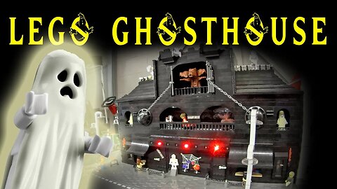 Lego Ghosthouse MOC - real moving cars