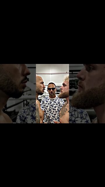 Andrew Tate getting fired up for Fight with Jake Paul