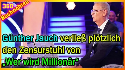 Günther Jauch verließ plötzlich den Zensurstuhl von „Wer wird Millionär“