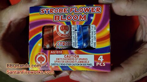 Strobe Flower Bloom - Red Lantern Fireworks