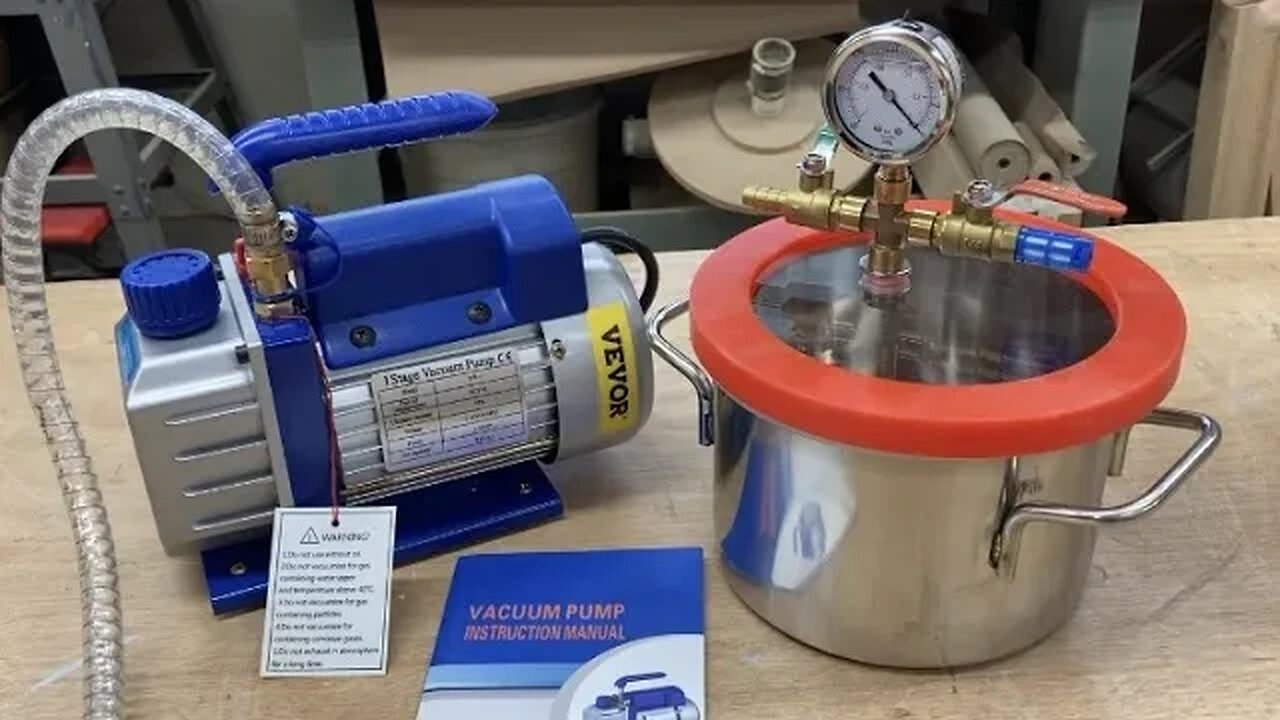 VEVOR Vacuum Pump Testing with DIY Vacuum Pad