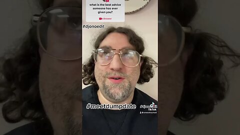 Best advice I ever got #meetdateddump #djonoedit #omeednouhadi #stephaniemouhadi #funny