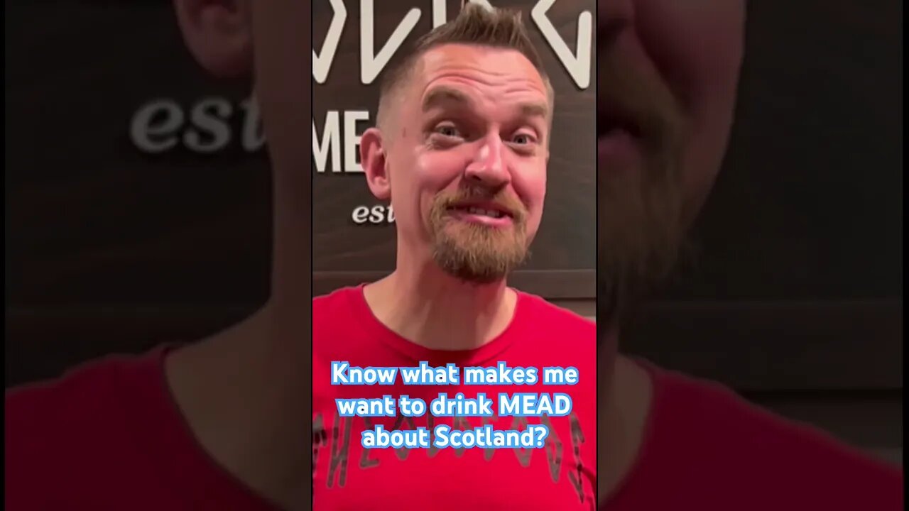 Know what makes me want to drink MEAD about Scotland? Scotland inspired MEAD coming Saturday! #mead