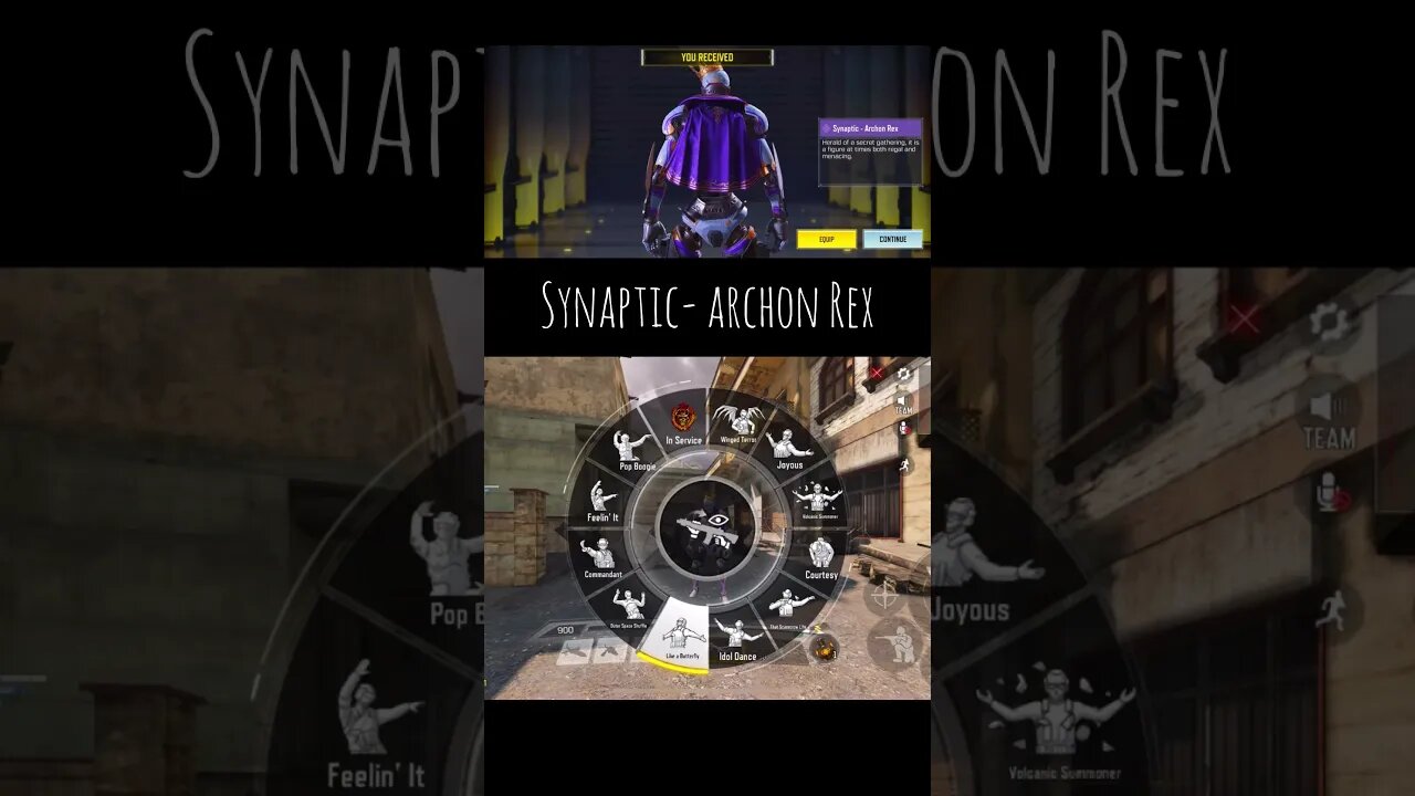 Call Of Duty Mobile - 1CP 😻 Synaptic Archon Rex Skin Quick Overview