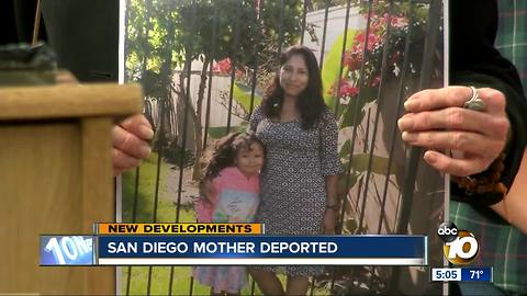 San Diego mother deported