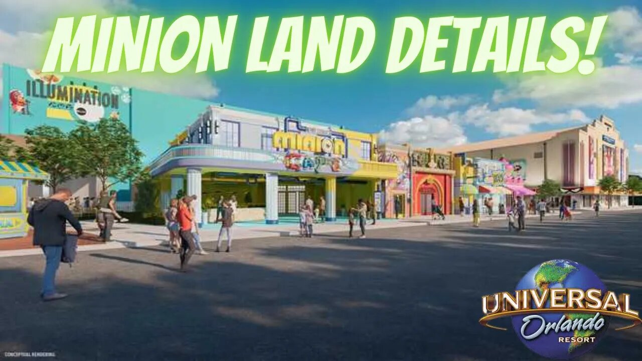 NEW Minion Land Details Universal Studios Florida | Universal Orlando Resort!