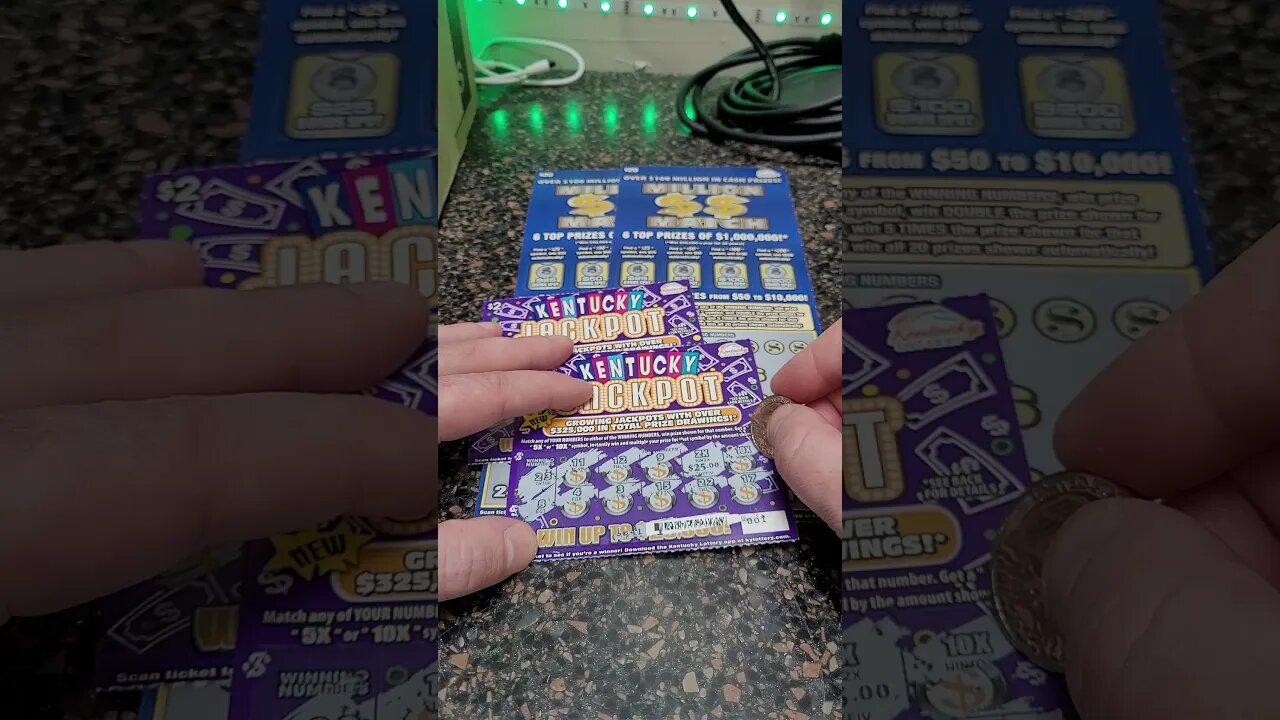 Big Winning $2 Lottery Ticket Scratch Off! #lottery