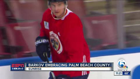 Boca Raton Resident Aleksander Barkov ready to help grow the sport of hockey