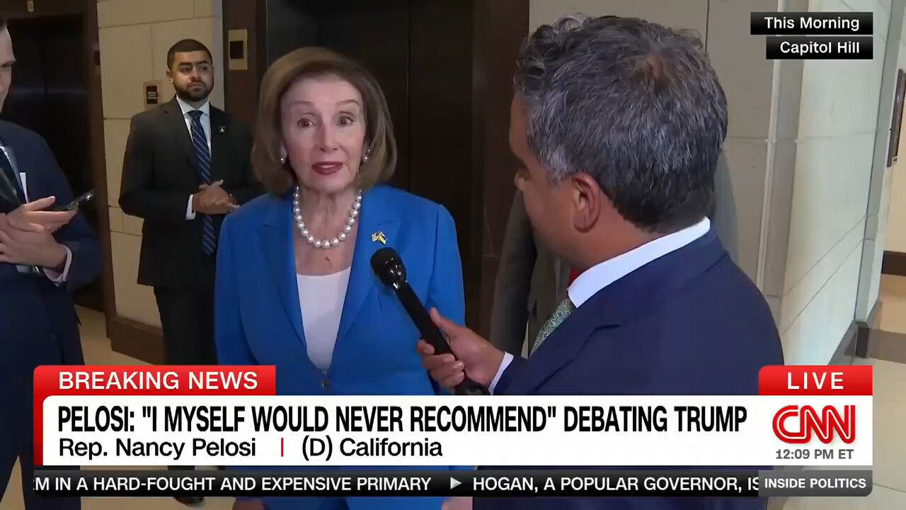 Nancy Pelosi Among Dems Nervously Cringing After Biden Agreed To Debate Trump