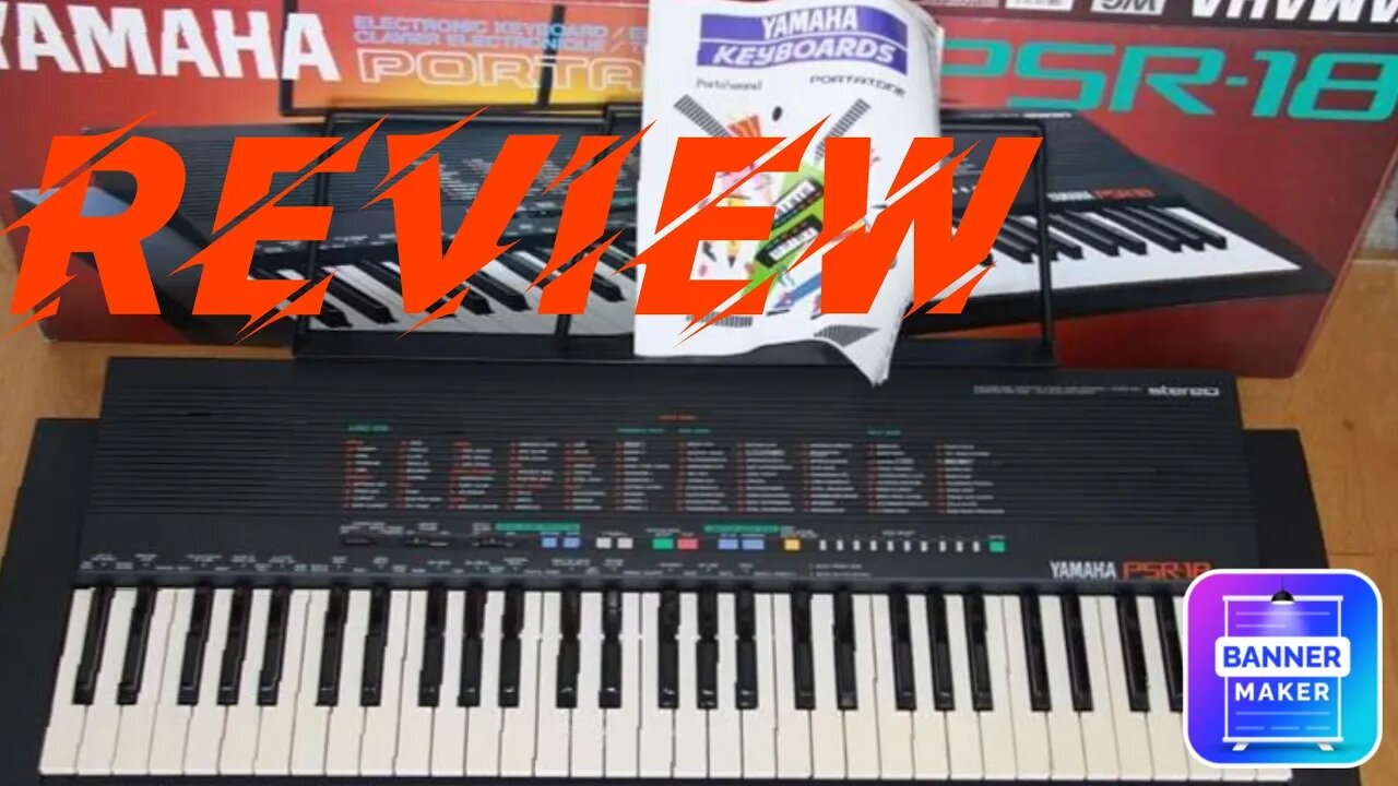 Review Teclado YAMAHA PSR 18 Vintage