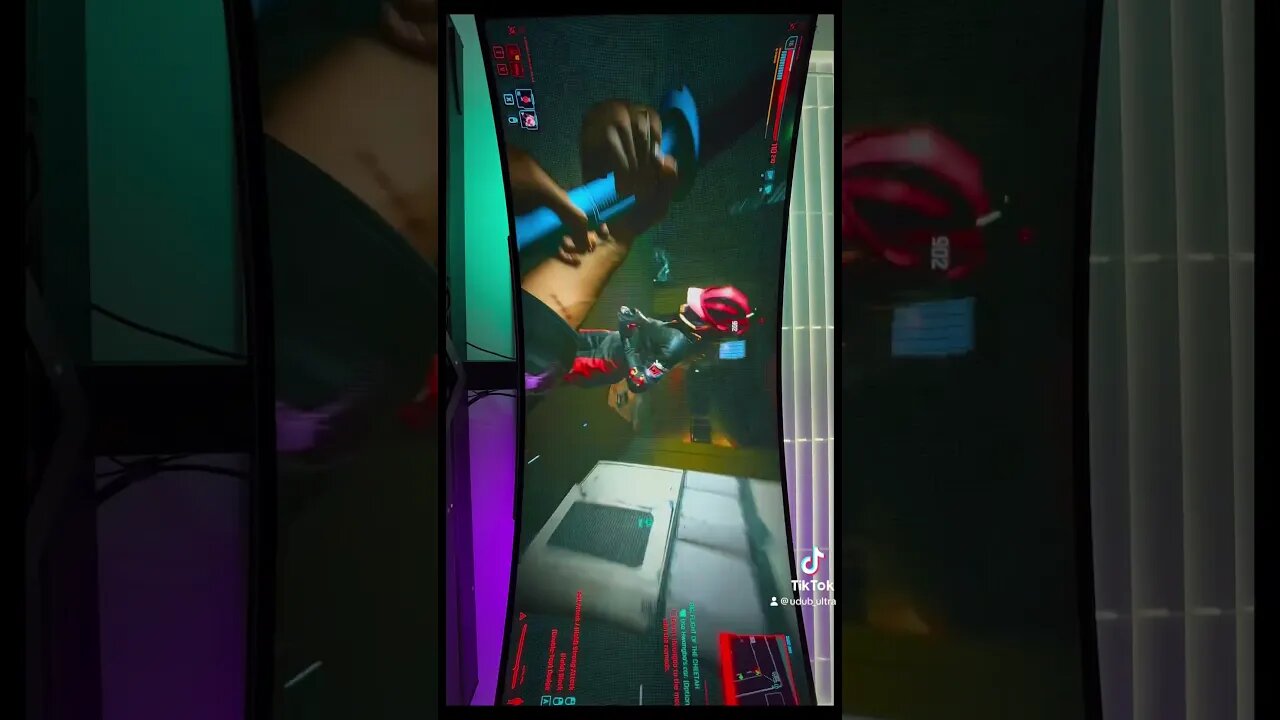 Cyberpunk 2077 is UNREAL on a OLED Ultrawide Monitor! Full video on my YouTube #gamingsetup #gaming