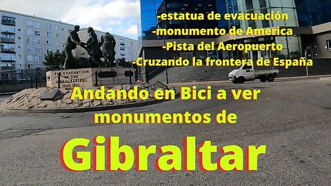 Andando en Bici por Gibraltar a Ver los Monumentos