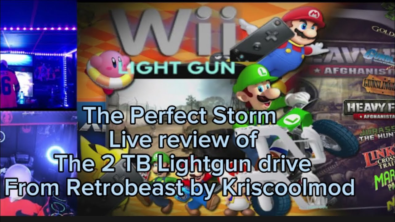 A Live Review Of Kriscoolmod’s 2tb Retrobeast Lightgun Drive By Perfect Storm Gaming #review