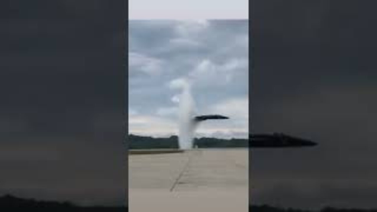 supersonic jet breaking the sound barrier