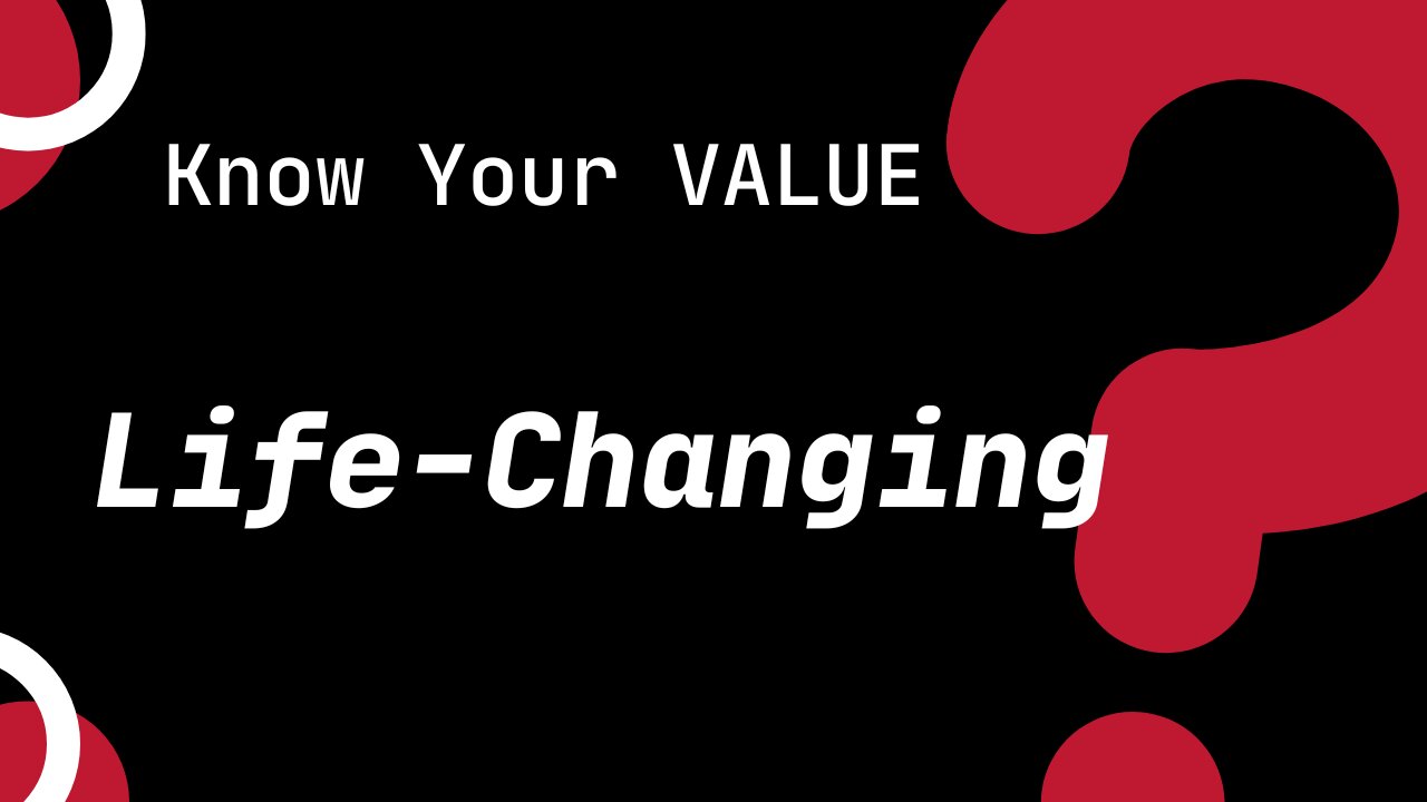 Know Your VALUE - Life Changing - Motivational Videos - Fuel4life