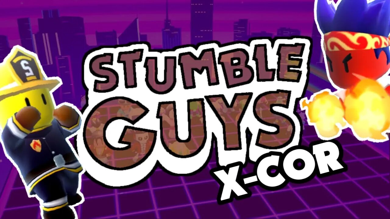 STUMBLE GUYS BATALHA ÉPIACA - X-COR AMARELO VS VERMELHO