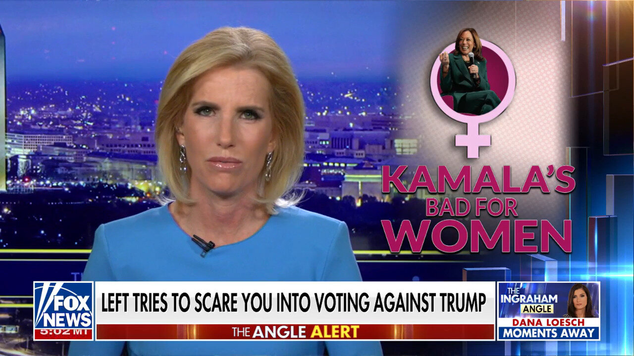 Laura Ingraham: Kamala Harris Is 'Bad For Women'