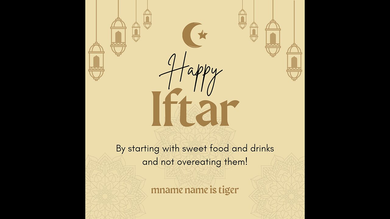 iftar time