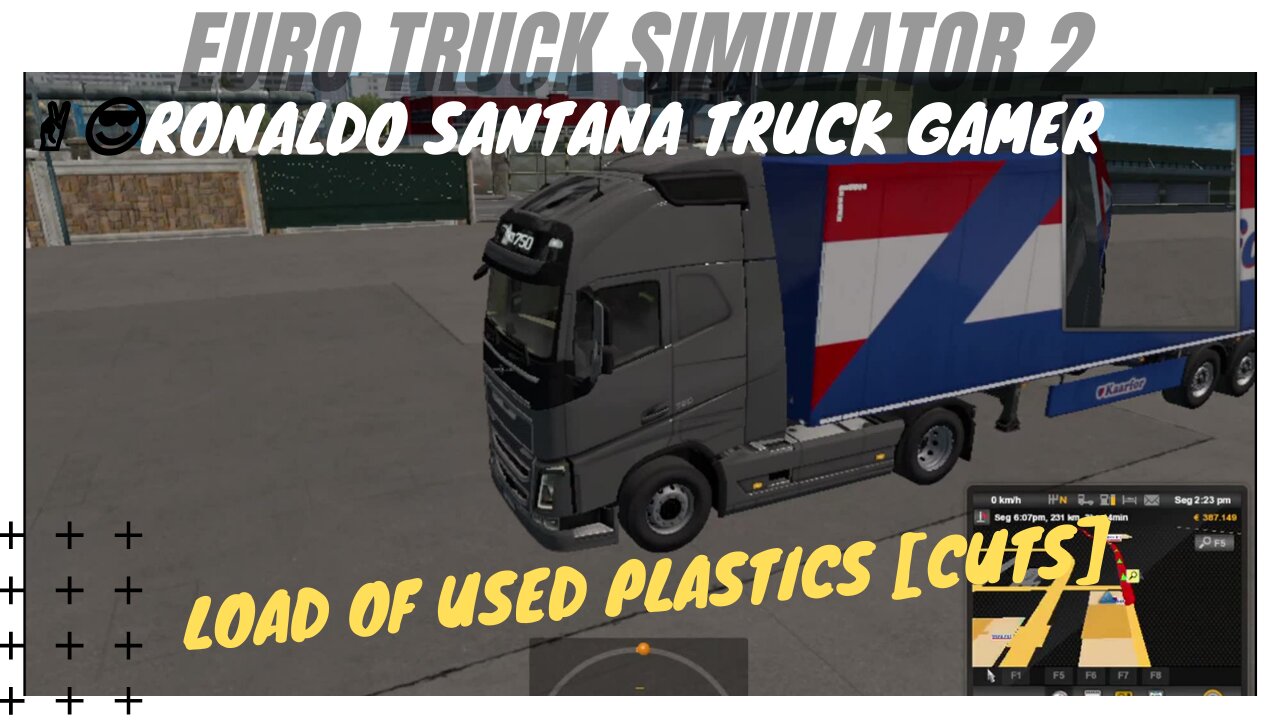 🚚LOAD OF USED PLASTICS [cuts] ✌️😎RONALDO SANTANA TRUCK GAMER