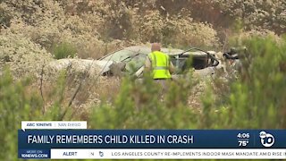 Family remembers child killed in Deer Springs crash