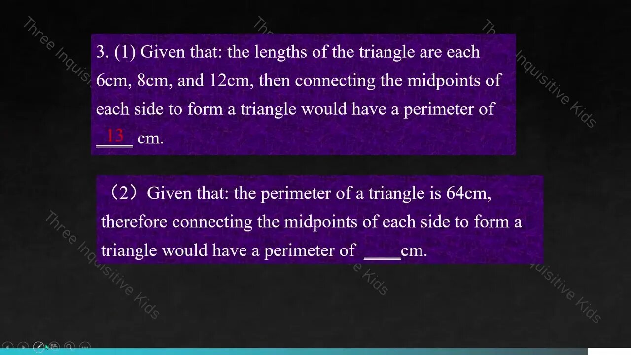 8th Grade Math | Unit 13 | Midlines | Lesson 13.3 | Inquisitive Kids