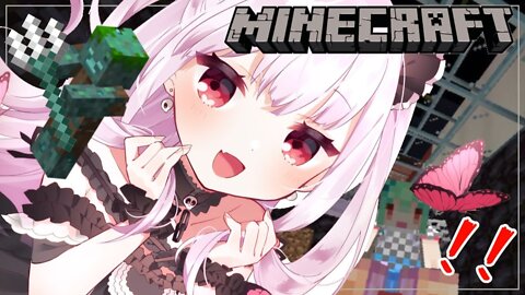 【minecraft】ゲリラ！口兄いのトライデント６０分チャレンジ！！【潤羽るしあ/ホロライブ】