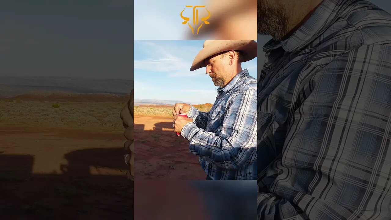 Eating Burger with a Pocket Knife in Montana Desert 🤠