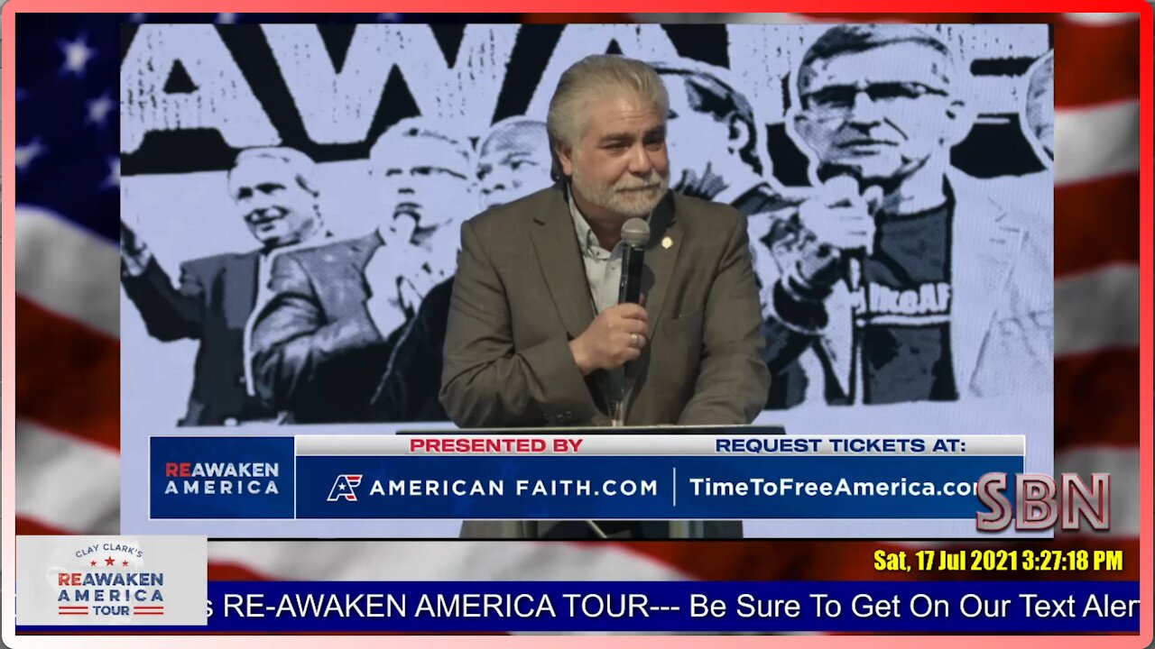 Pastor Ramiro Pena at the Reawaken America Tour in Anaheim CA - 2487