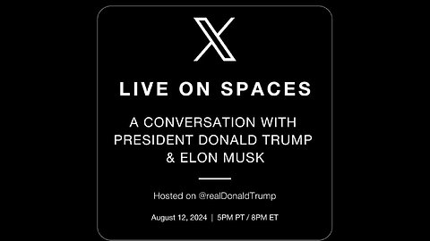 Trump and Elon on X