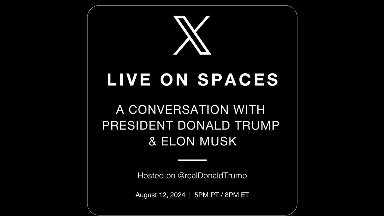 Trump and Elon on X