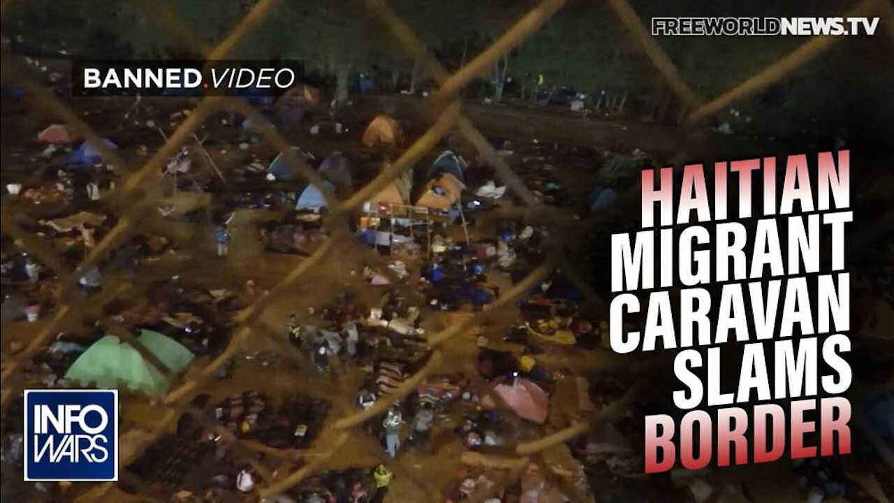 EXCLUSIVE FOOTAGE: Inside Giant Haitian Migrant Camp On Texas Border