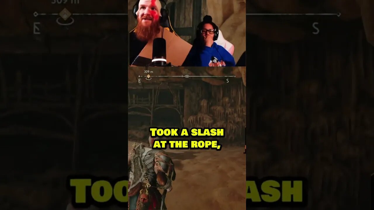 God of War Ragnarok - When the rope has real *pull* #shorts