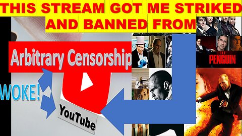 Youtube Ban - The Penguine, The Transporter, Suits, Valerian, Stargate Atlantis, Halo