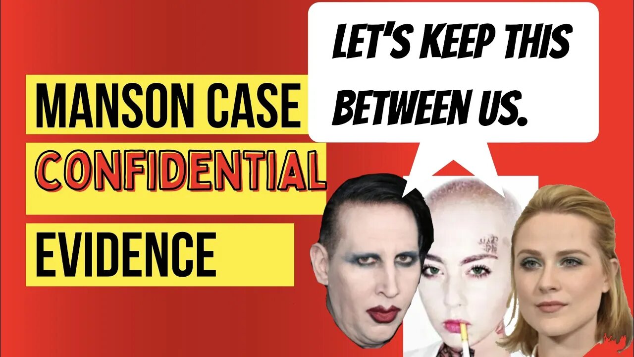 Breaking: Marilyn Manson v Wood/Gore goes CONFIDENTIAL!